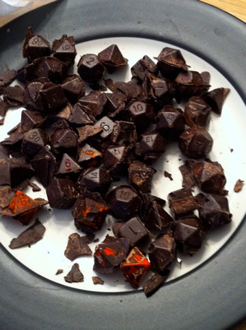 How to make chocolate D&D Dice???