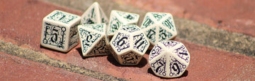 White Dice Set