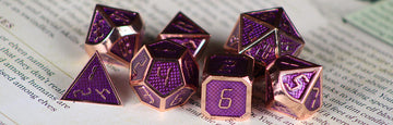 Purple Metal Dice