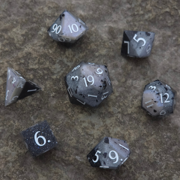 Sedimentary: Regolith Handmade 7-Dice Set
