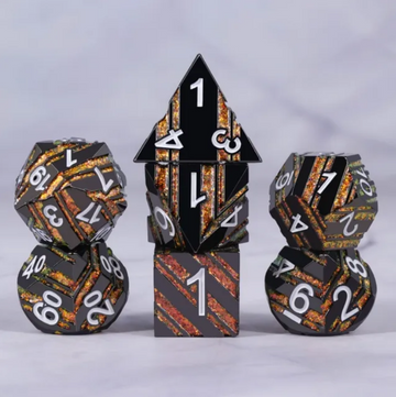 Honeycomb Metal Dice Set
