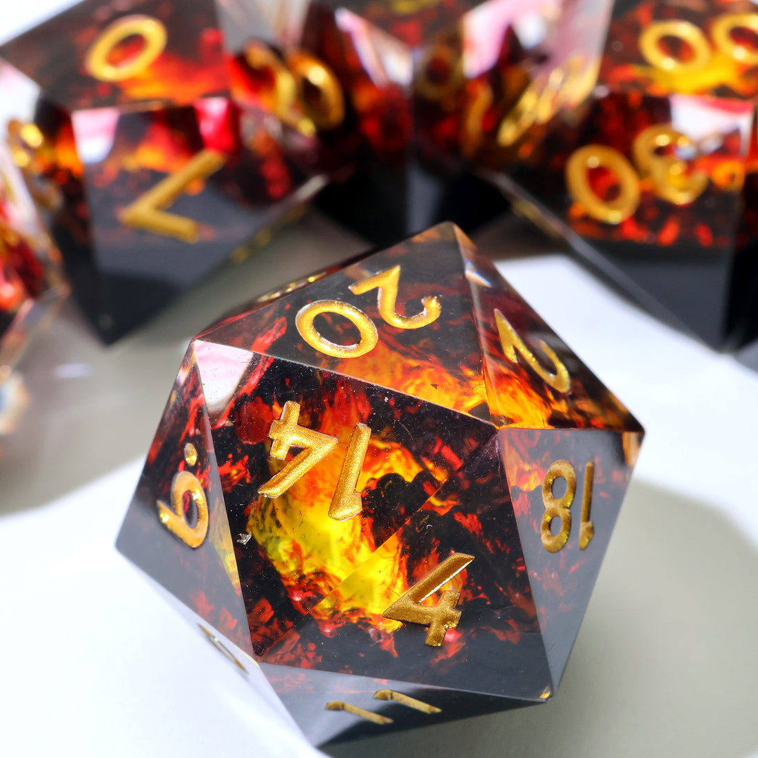 Volcanic Mountain Sharpedge Dice Set