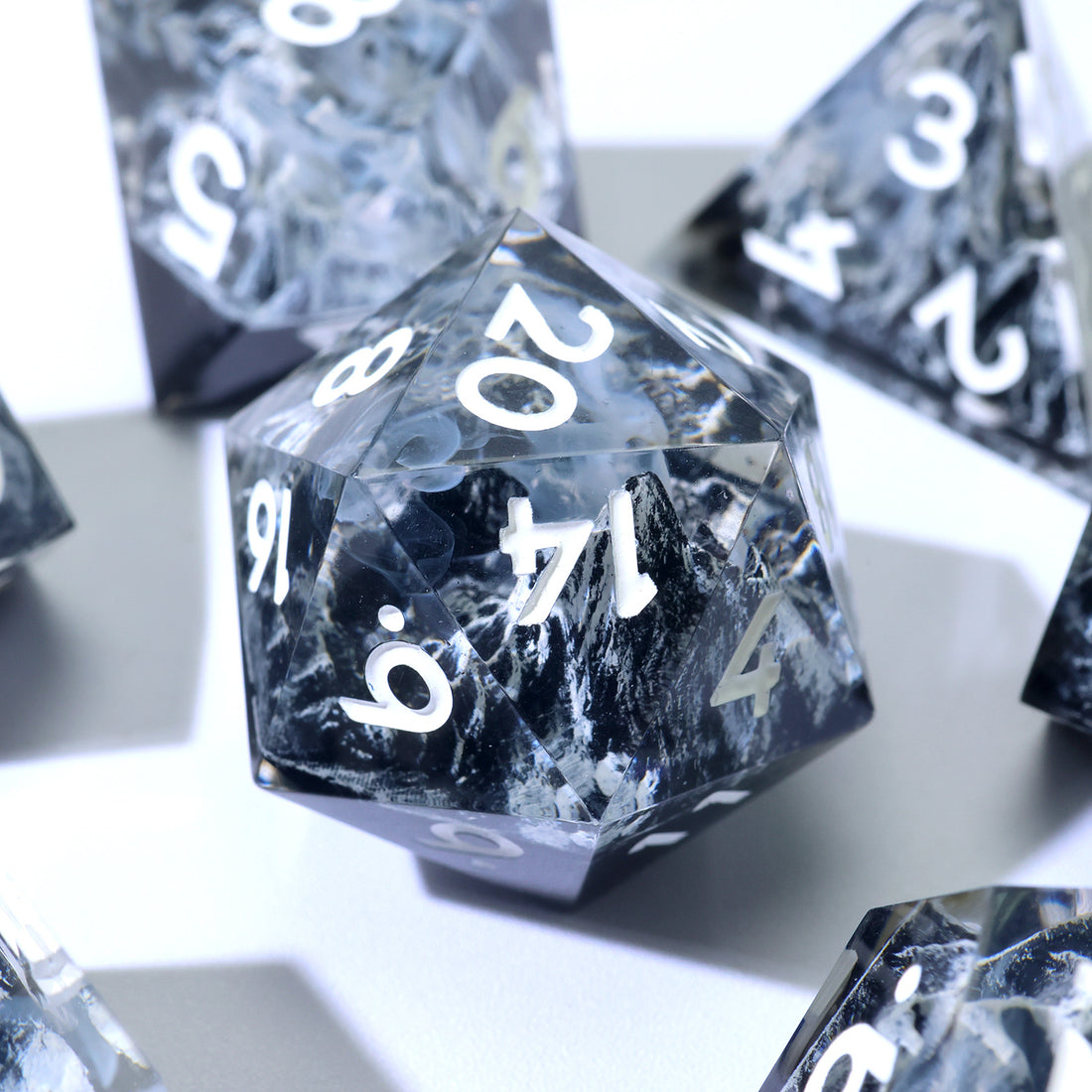 Arctic Mountain Sharpedge Dice Set