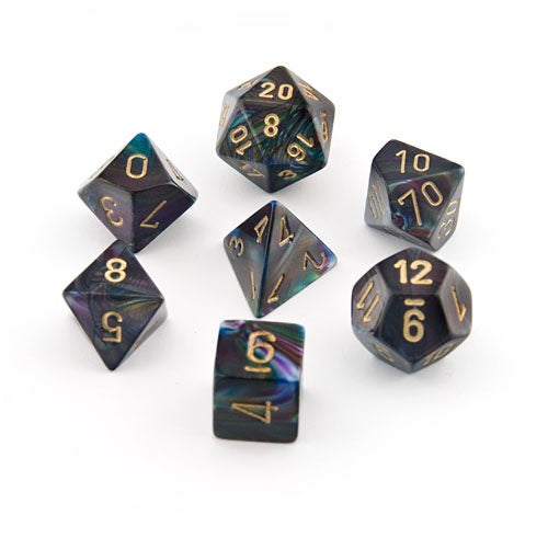 Lustrous Shadow 7-Dice Set