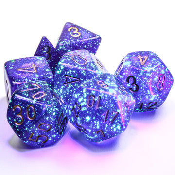 Chessex Borealis Royal Purple/white with Luminary