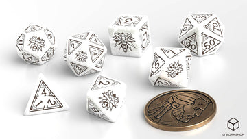 Geralt - The White Wolf - Witcher RPG Dice Set