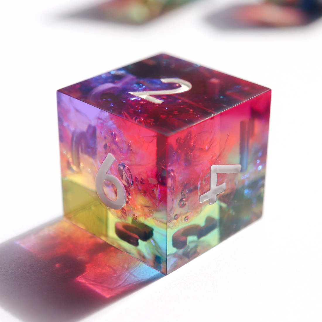 Prismatic Soul Handmade Sharpedge Dice