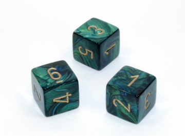 Single Scarab Jade d6