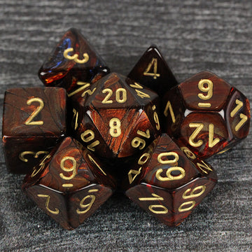 Scarab Blue Blood 7-Dice Set