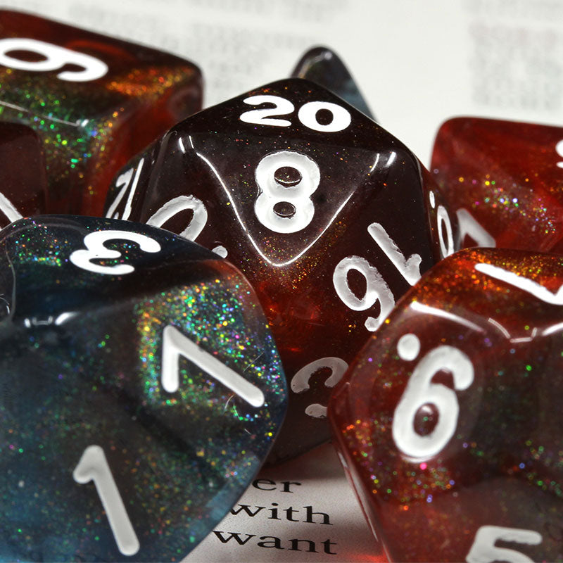 dragon's breath RPG dice set