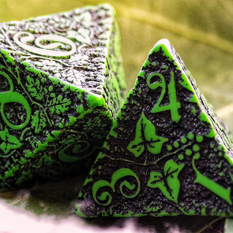 Green Forest 7-Dice Set