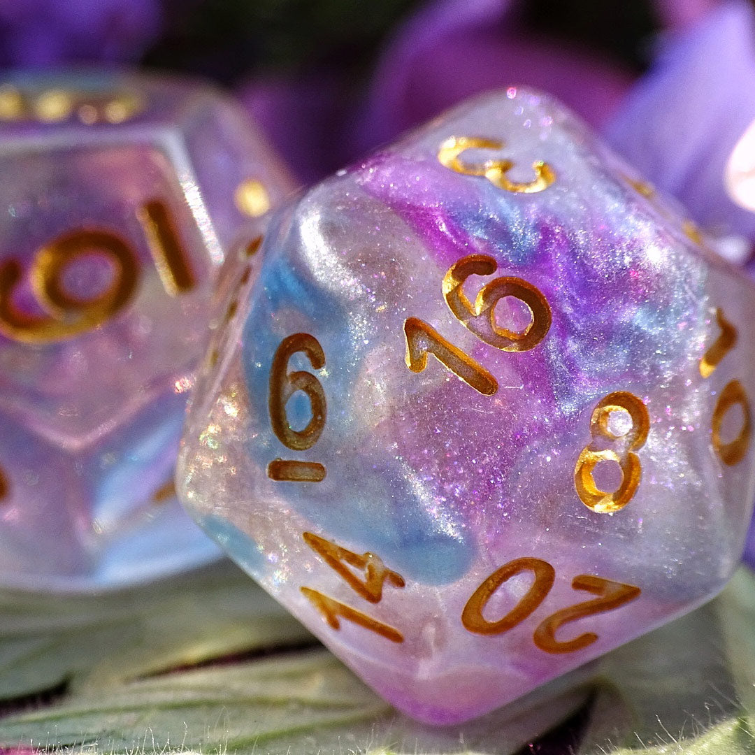 The Lilac 7Dice Set Awesome Dice