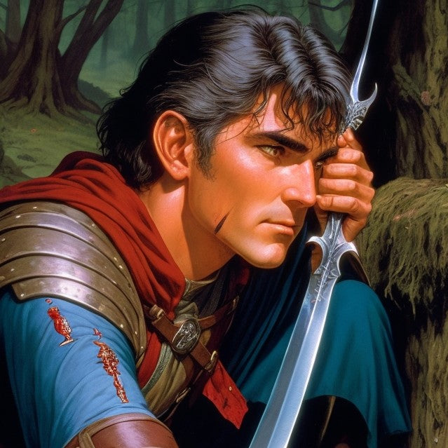 wounded D&D archer