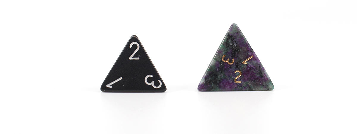 How do you read a d4 die? – Awesome Dice