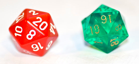 d20 Dice Randomness Test: Chessex vs GameScience