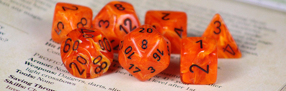 Orange Dice