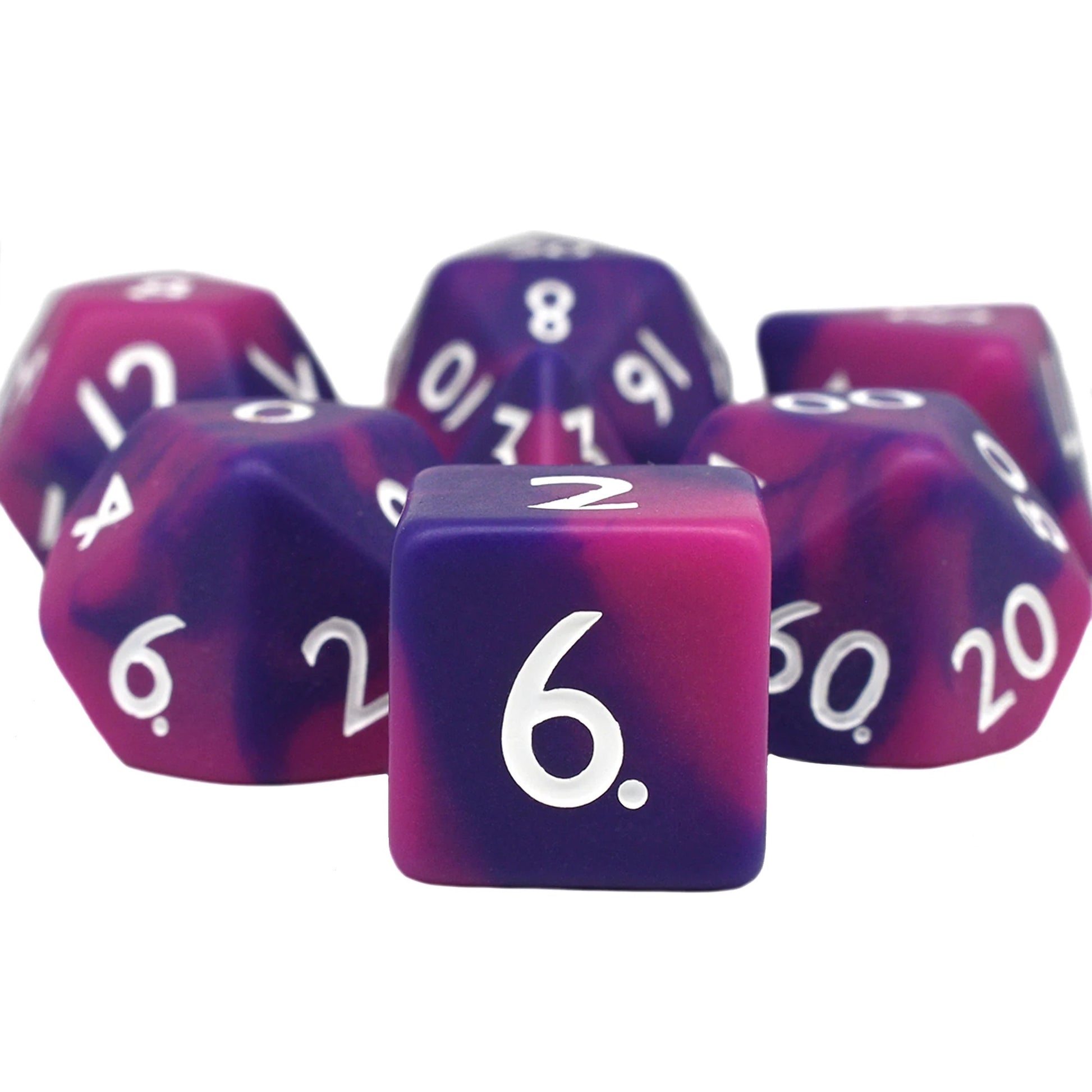 Geekz 7-Dice Set - complete polyhedral dice set for DnD