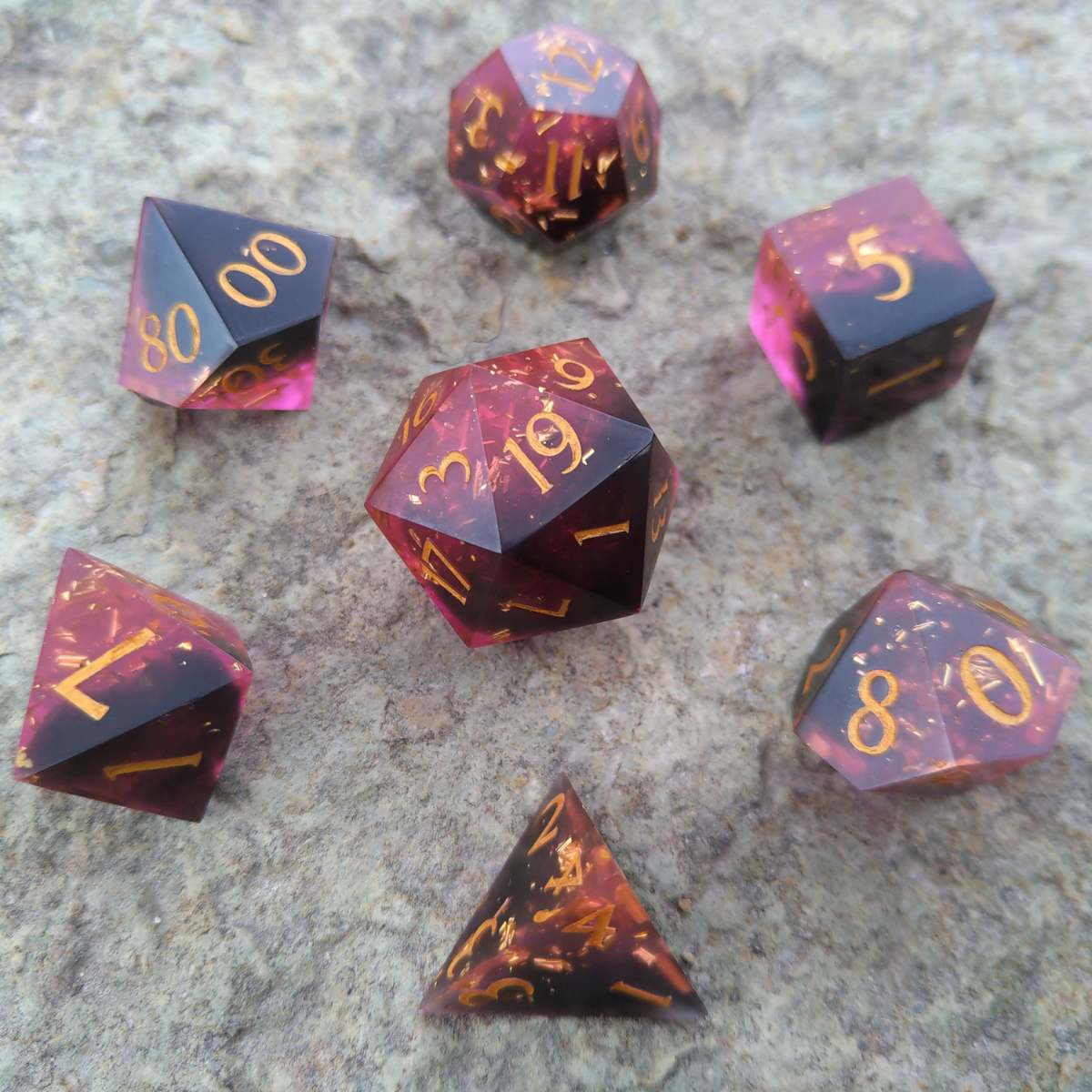 Finery Handmade 7-Dice Set