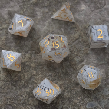 Ephemera: Celestial Sharpedge Dice Set