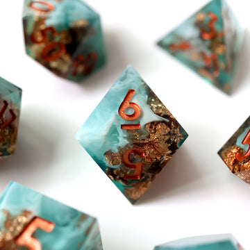 Out to Sea Sharpedge DnD Dice Set