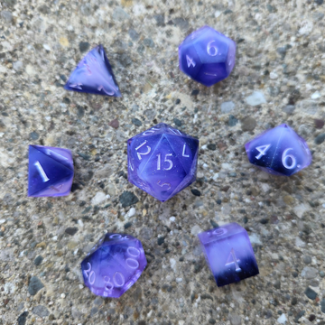 Purple Rain Made-to-Order Dice Set