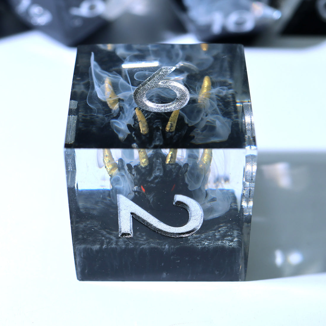 Dragon Head Sharpedge Dice Set - Black