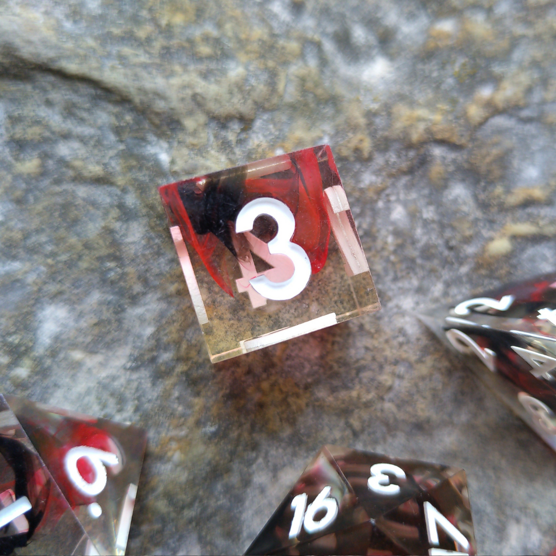 The Redheaded Witch Sharpedge Dice Set