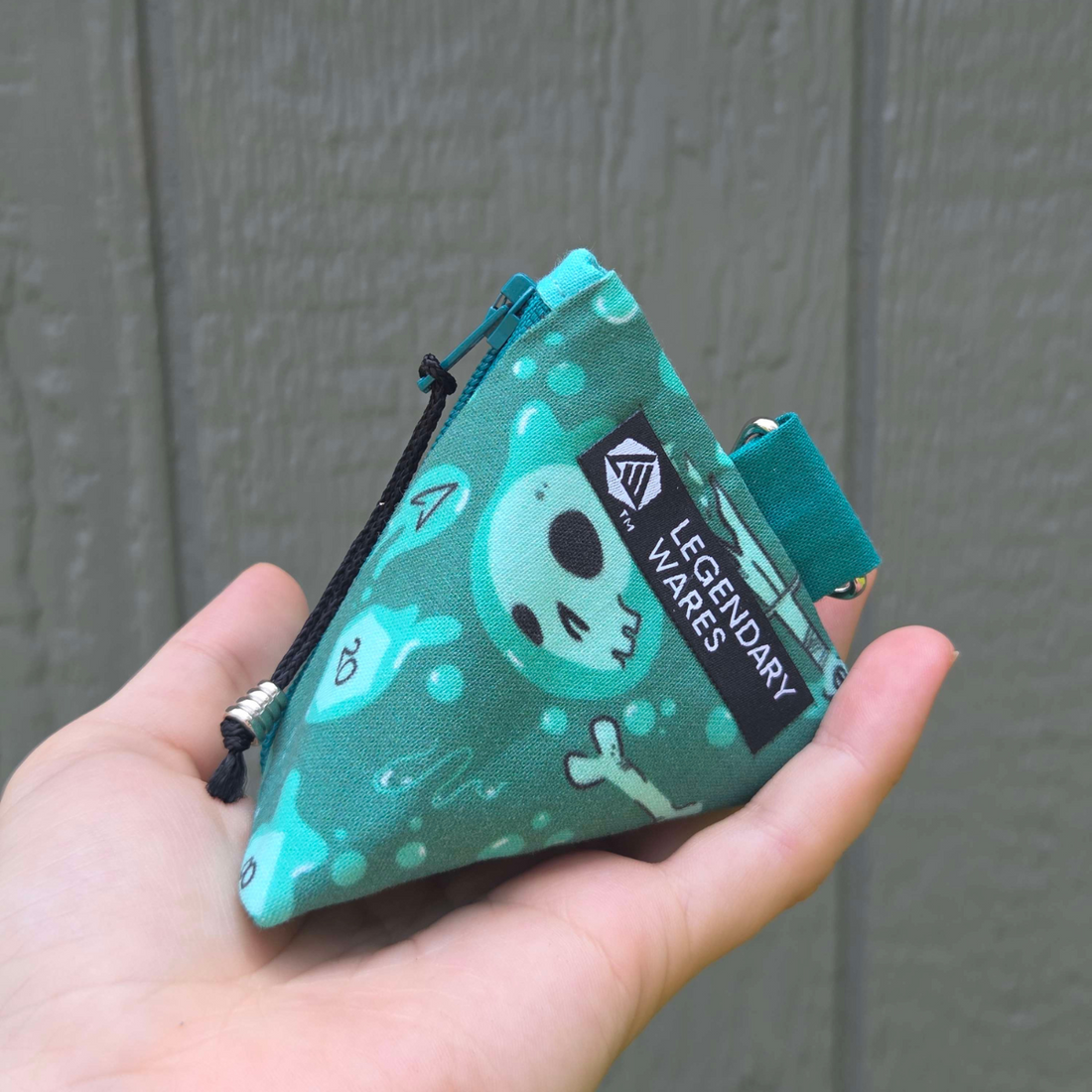 Gelatinous Cube Handmade Dice Bag