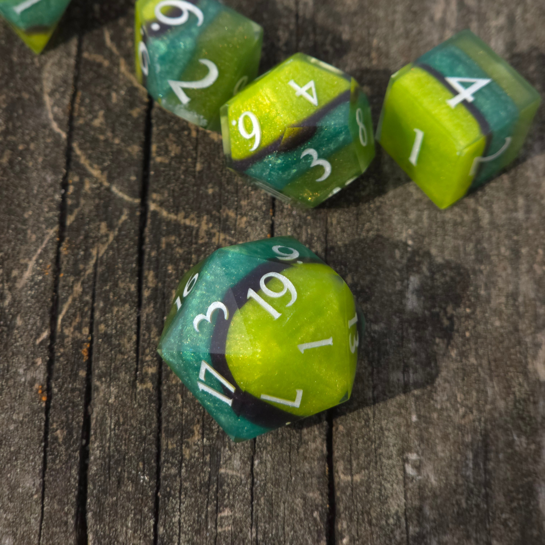 Sedimentary: Terraform Handmade 7-Dice Set