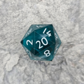 Meltwater Handmade Sharpedge Dice dice - detail shot showing unique pattern