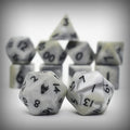 Snow Camo dice - detail shot showing unique pattern