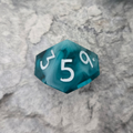 Meltwater Handmade Sharpedge Dice polyhedral dice - additional angle