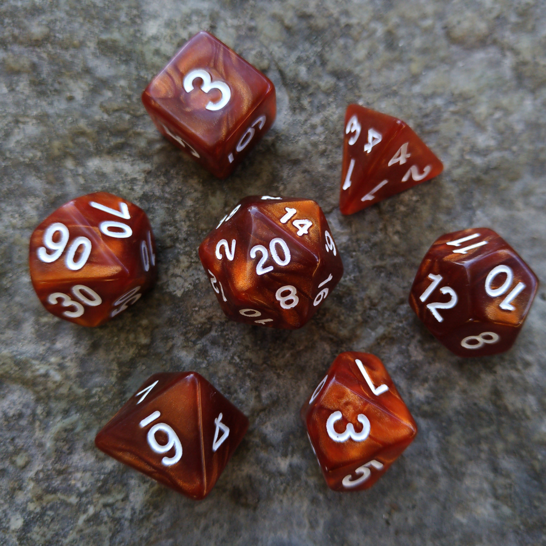 Pyrotechnics 7-Dice Set