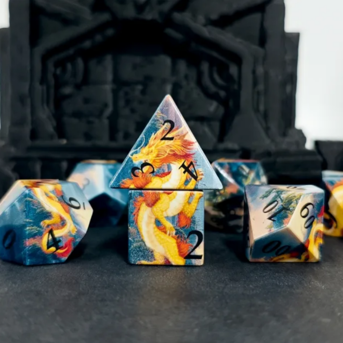 A Tapestry of Dragons 7-Dice Set