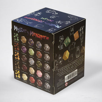 Mystery Menagerie Dice Sets - complete polyhedral dice set for DnD