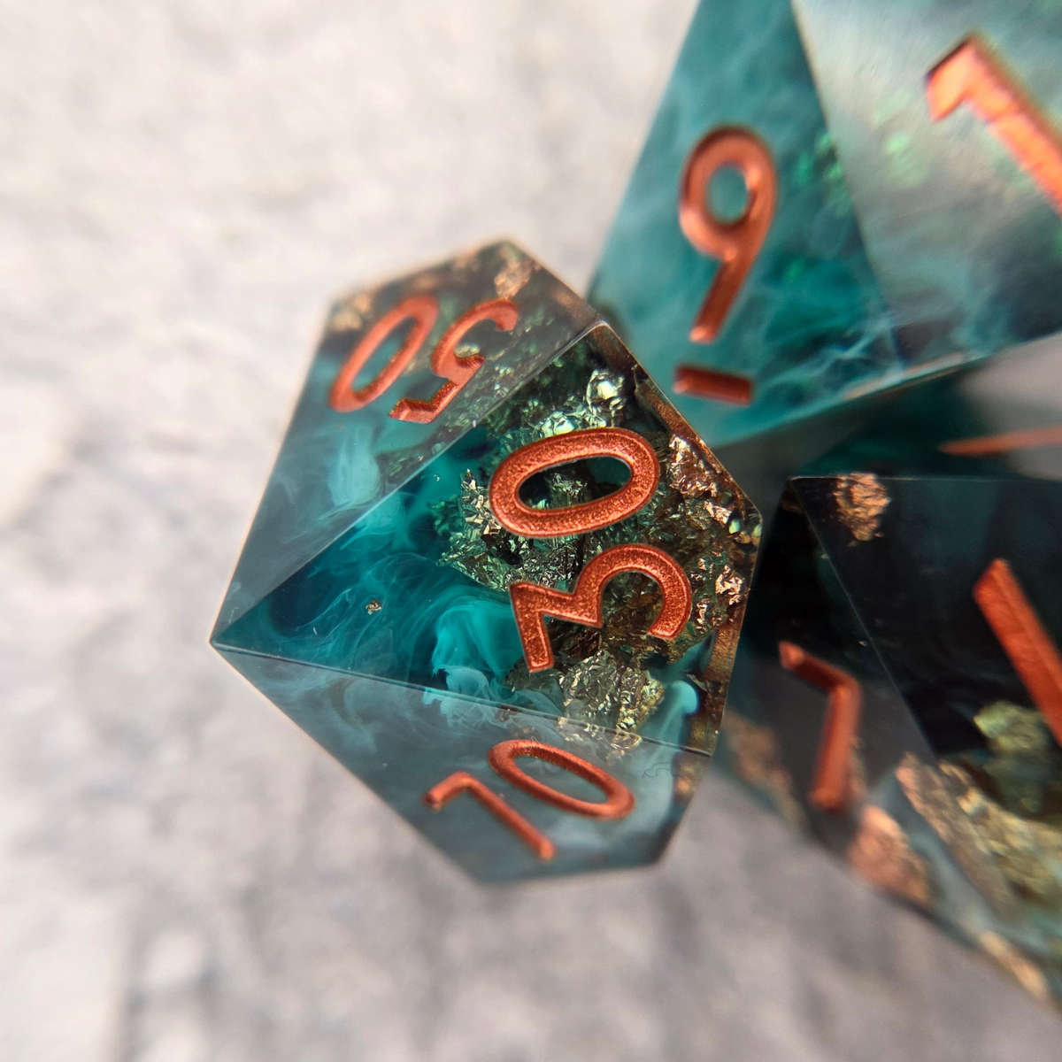 Out to Sea Sharpedge DnD Dice Set dice set - image 17 of 22
