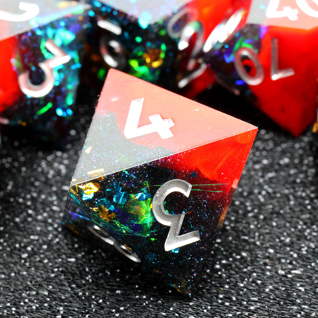 Solar Flare Sharpedge Dice Set