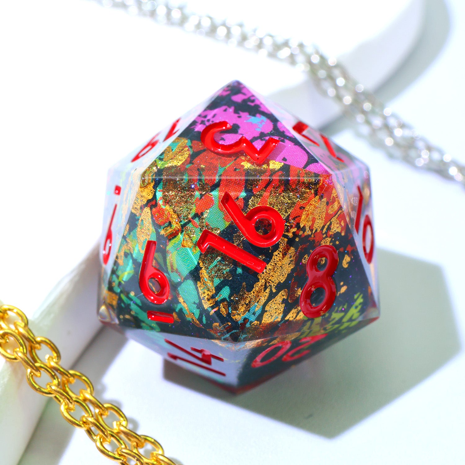 Snakeskin Sharpedge Dice Set - Awesome Dice