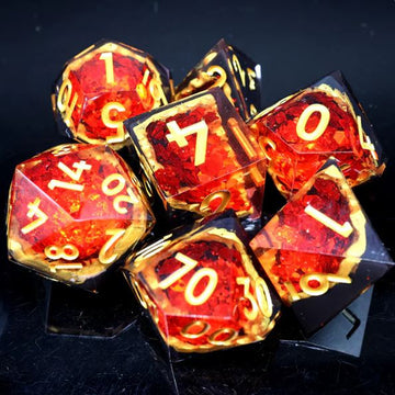 Image of Red Geode Dice