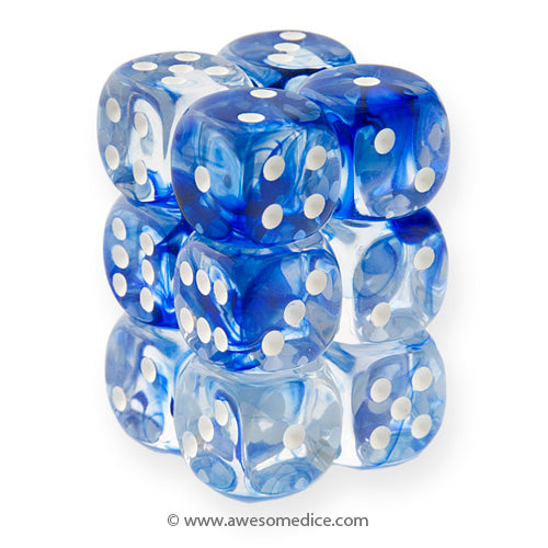 Nebula Blue 12d6 Dice Set