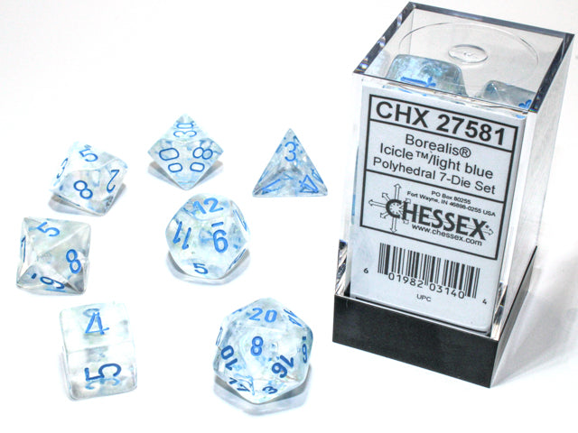 Borealis Icicle with Luminary Dice Set