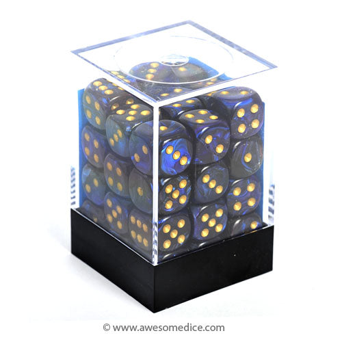 Scarab Royal Blue 36d6 Dice Set