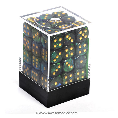 Scarab Jade 36d6 Dice Set