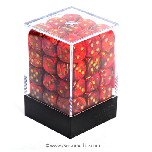 Scarab Scarlet 36d6 Dice Set