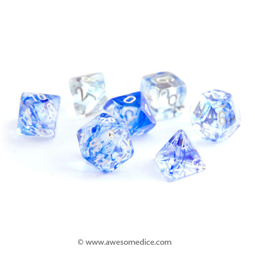 Nebula Blue 7-Dice Set