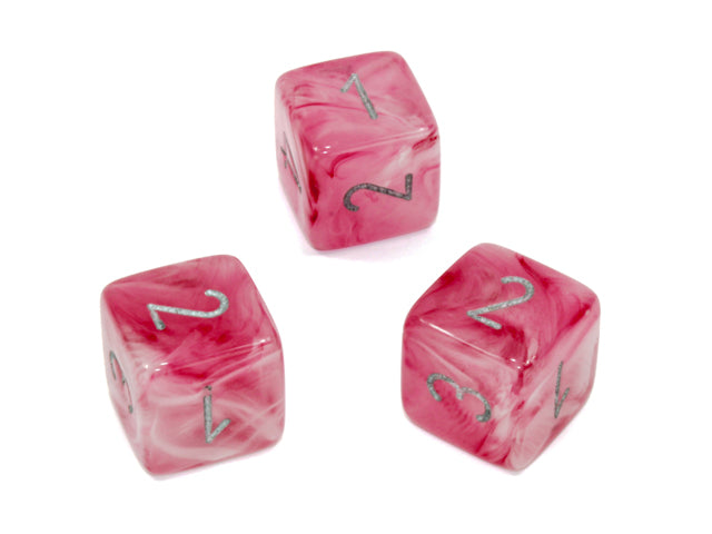 Single Pink Ghostly Glow d6