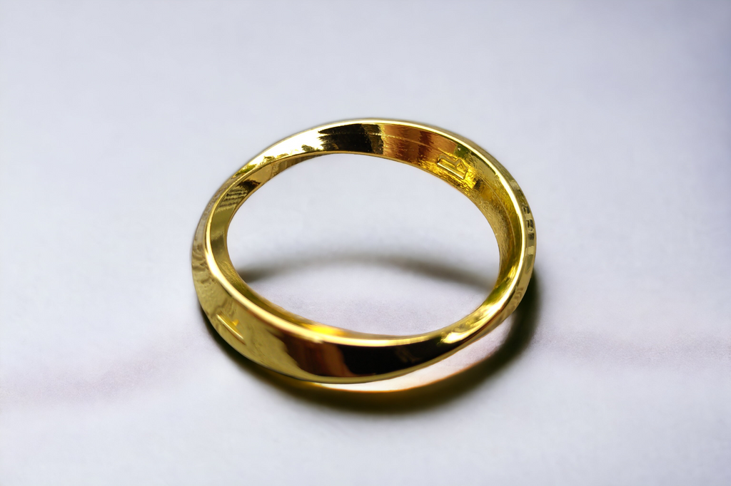 A gold D2 ring for DnD