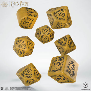 Harry Potter: Hufflepuff Dice Set - Yellow