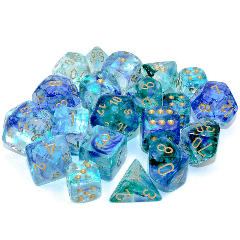 Nebula Oceanic Dice Set by Chessex