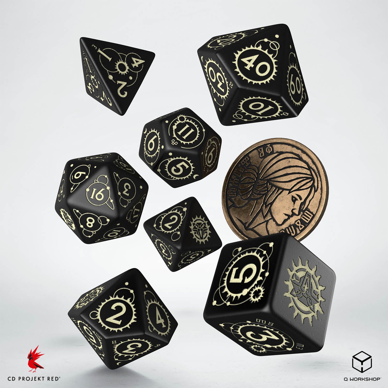 Ciri - The Zireael - Witcher Dice Set